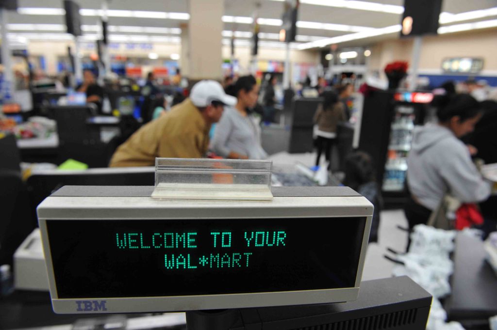 Walmart app users can skip checkout lines and buy as they go while in store.