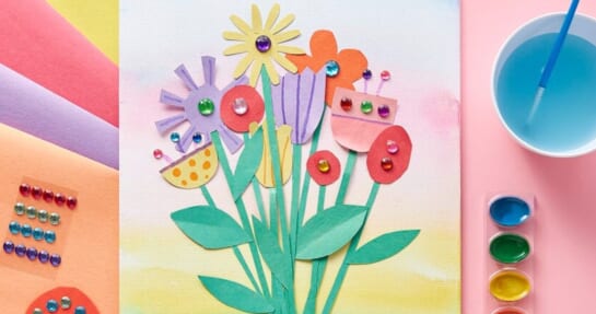 FREE Michaels Kids Classes | Make a Spring Flower Bouquet Collage THIS Saturday!