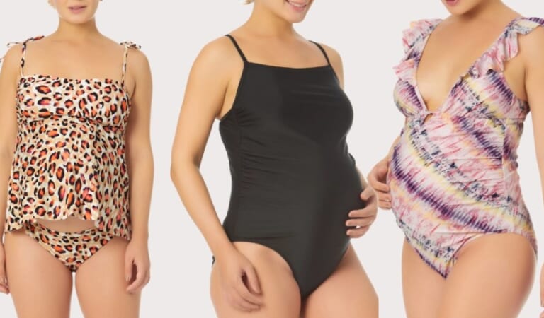 WOW! Walmart Maternity Swimsuits on Sale | $15 One-Pieces & $20 Two-Piece Sets